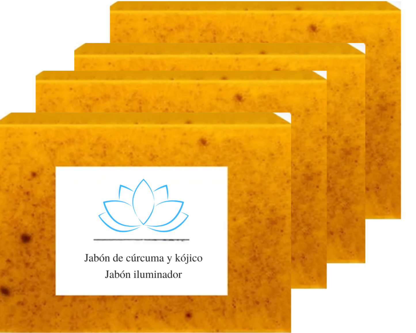 Jabón Cúrcuma y ácido Kójico. Aclara, repara e ilumina tu piel.